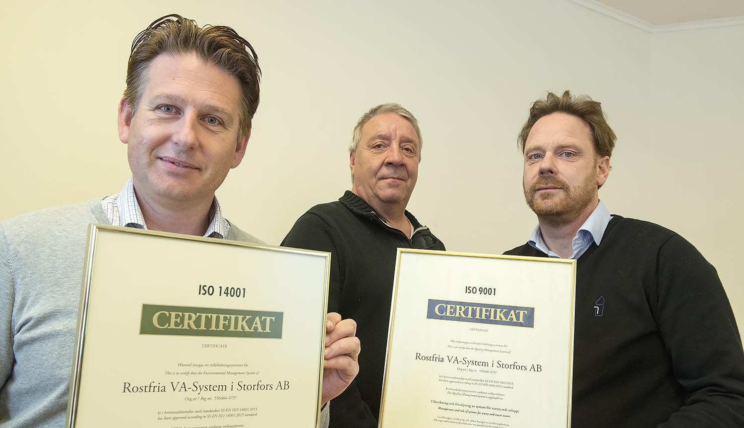Rostfria VA System ISO