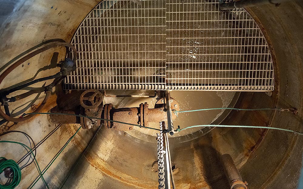 Gammal Betongsump