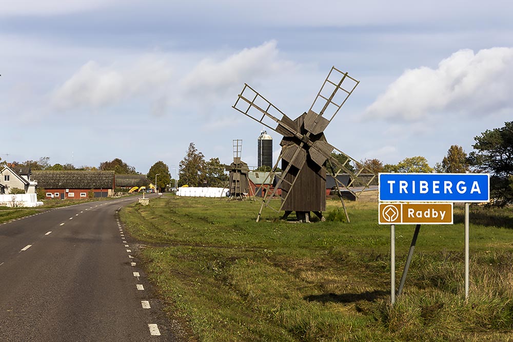 Orten Triberga i Mörbylånga kommun
