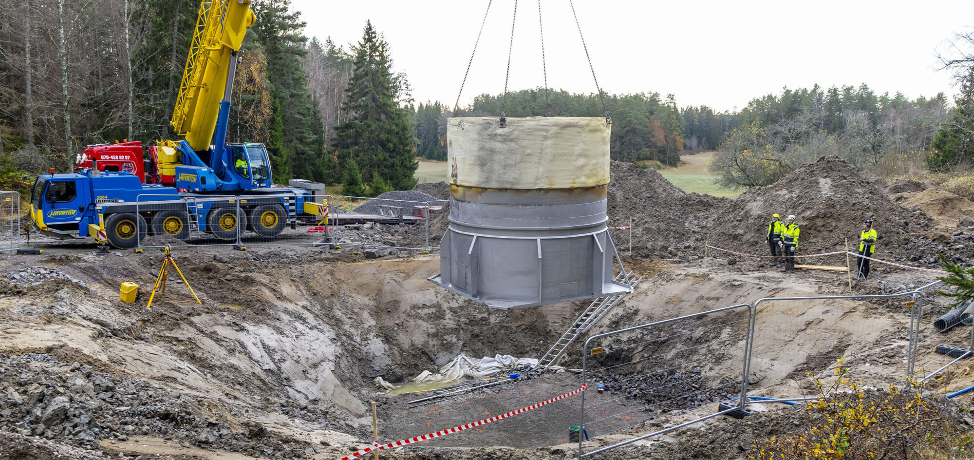 Trosa Kommun drar ny överföringsledning